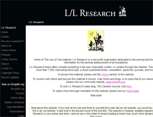 Tablet Screenshot of llresearch.org
